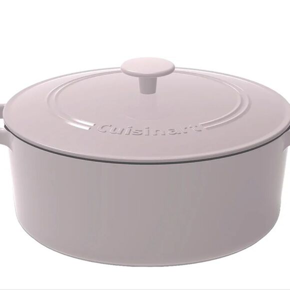 Cuisinart Chef's Classic Enameled Cast Iron 3QT Round Casserole- Lilac - Picture 1 of 8